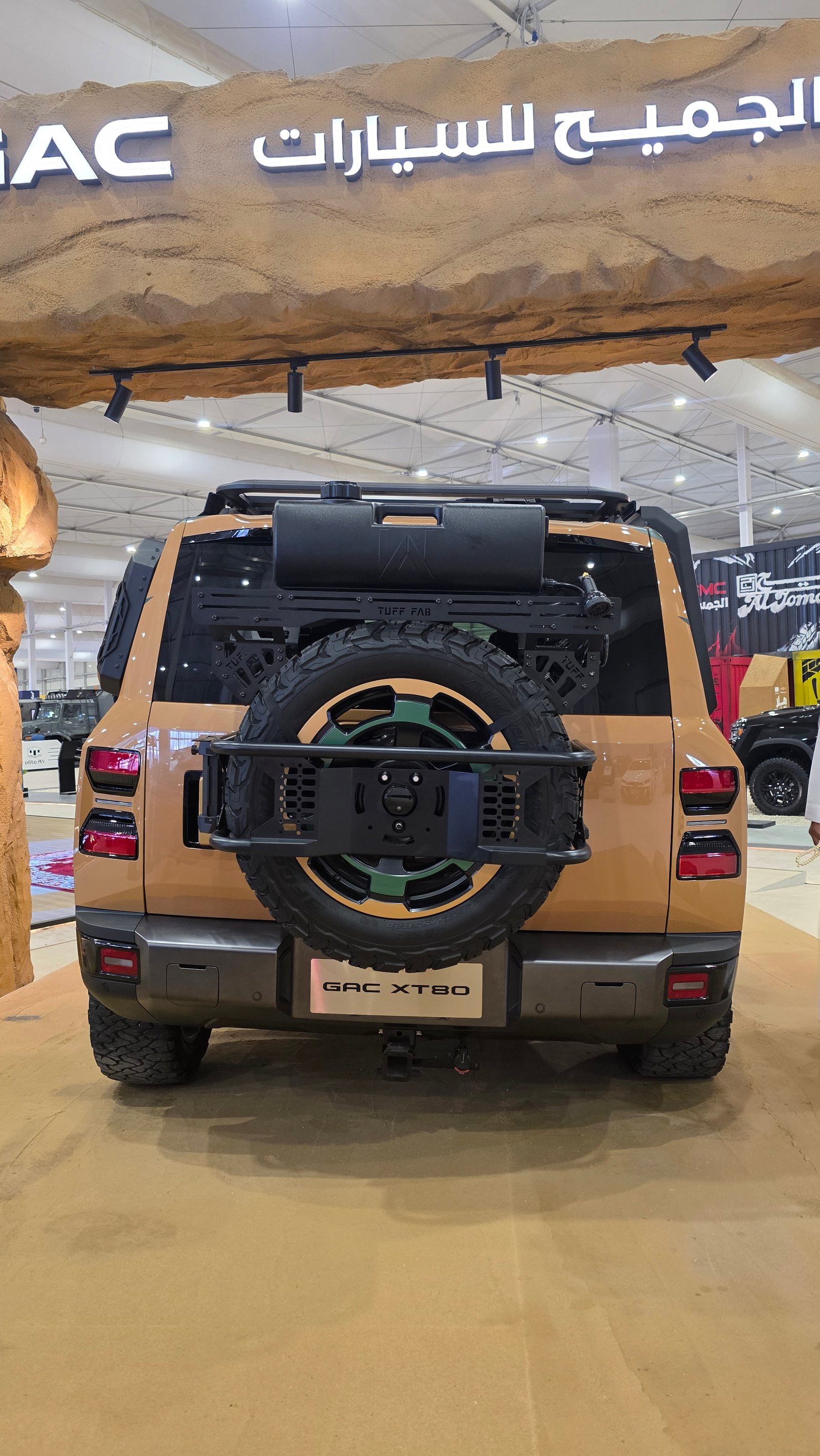 الجزء الخلفي من GAC XT80 في معرض الصقور والصيد السعودي 2026