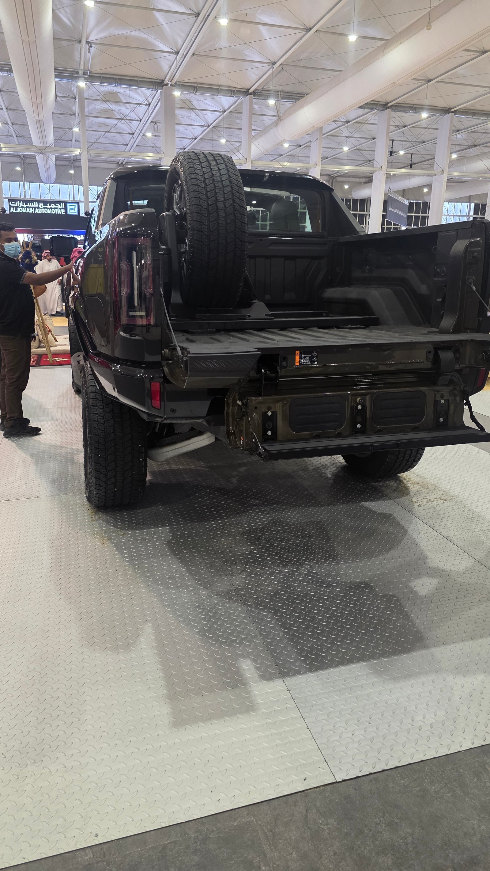 GMC HUMMER EV rear view at SFC 2026