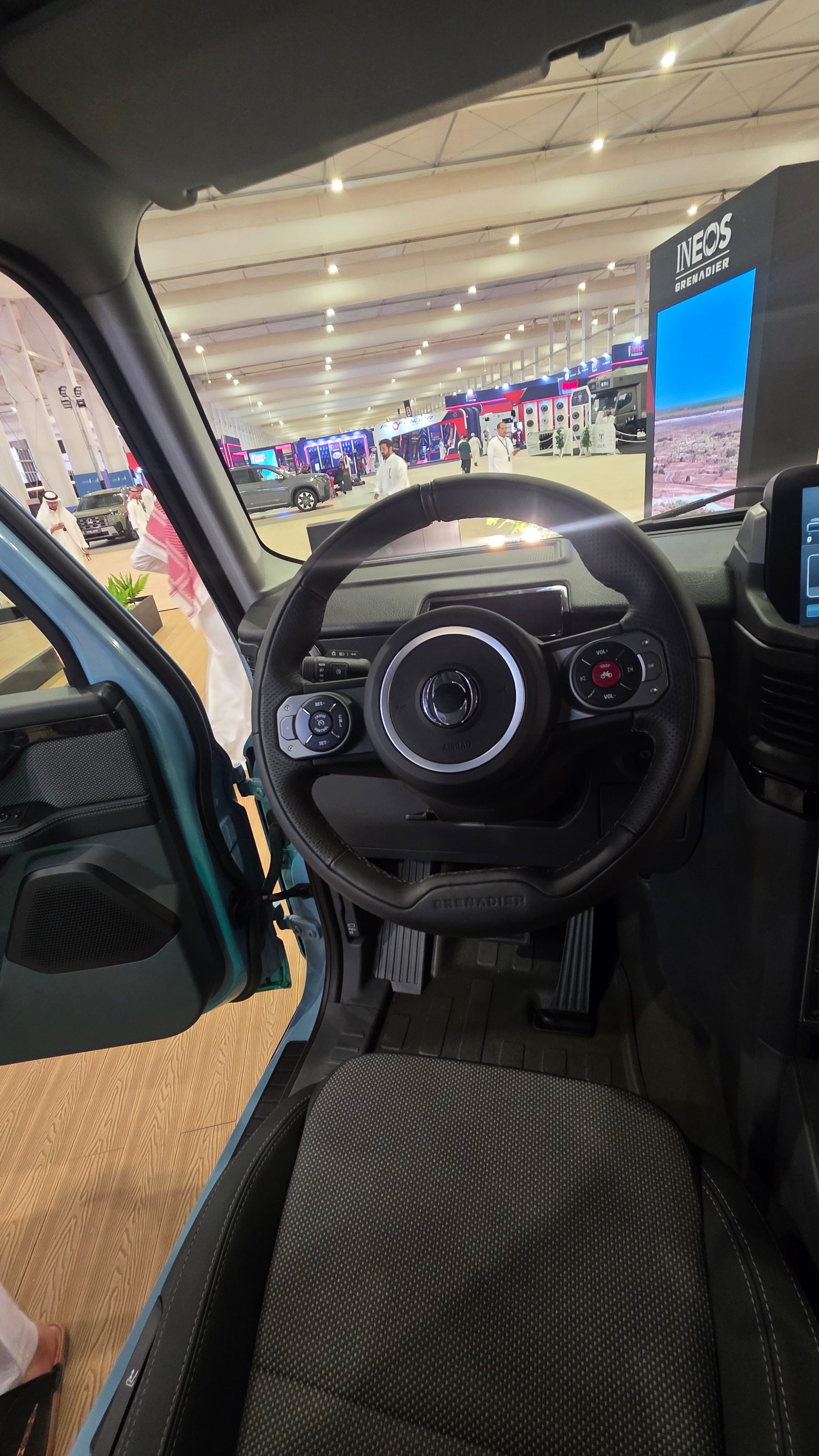 INEOS Grenadier Quartermaster driver interior